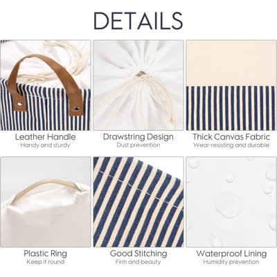 Canvas Laundry Cart