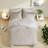 Soft Durable King Polyester Bedding Sets, Modern Neutral Style For Home