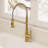  Commercial Style 2-Function Single Handle Pull Down Kitchen Faucet with LED Base-103691039