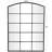 Haider Glass and Metal Arched Window Pane Inspired Wall Mirror-736748462-736818526-721939863