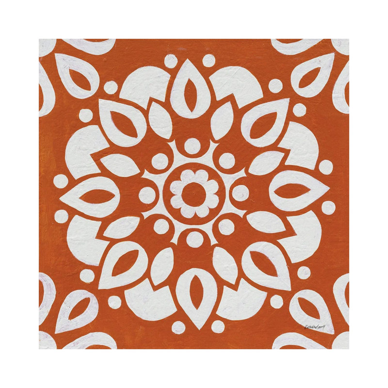 Terra Cotta Tile Ii by Kathrine Lovell - Wrapped Canvas Print, 30.48 cm H x 30.48 cm W