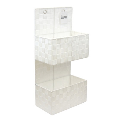2 Piece Plastic / Acrylic Tiered Shelf