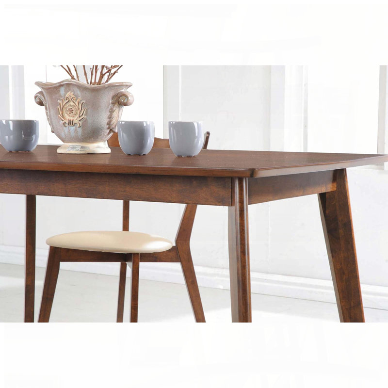 Table de salle à manger rétro avec pieds en angle