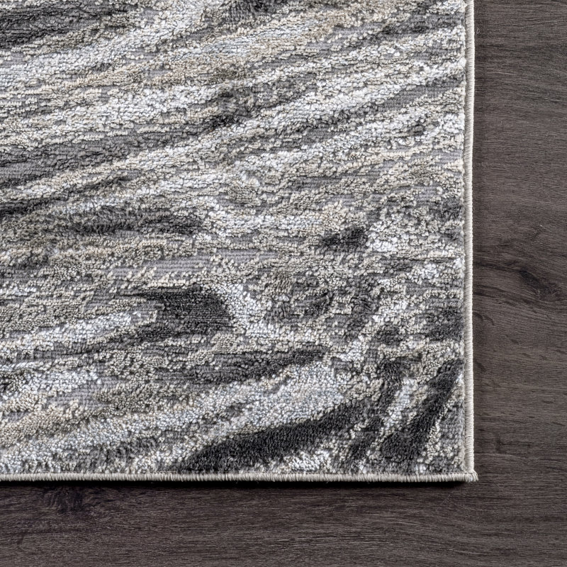 Garlend Abstract Indoor Rug, Rectangle 5' x 8'