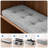 Upholstered Folding Storage Ottoman Bench, Button Tufted Ottoman Foot Rest, End of Bed Bench-1500115947