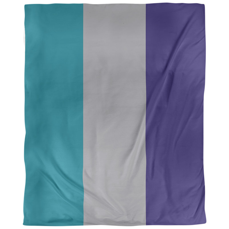 Tissu de basket-ball charlotte, Bleu sarcelle / gris / mauve foncé