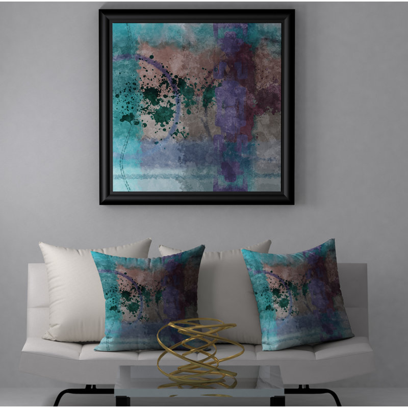 Housse de coussin carrée/insert, 18" x 18"