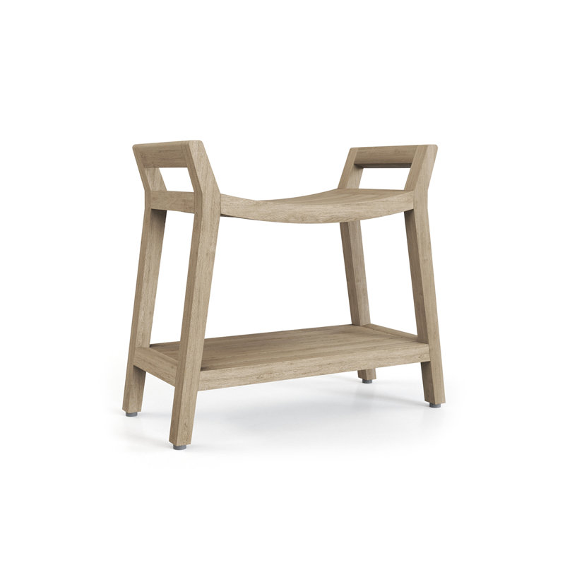 Banc de douche breveté Asia Ascend Mist-Shield, H 18 po x l 18 po x P 12 po