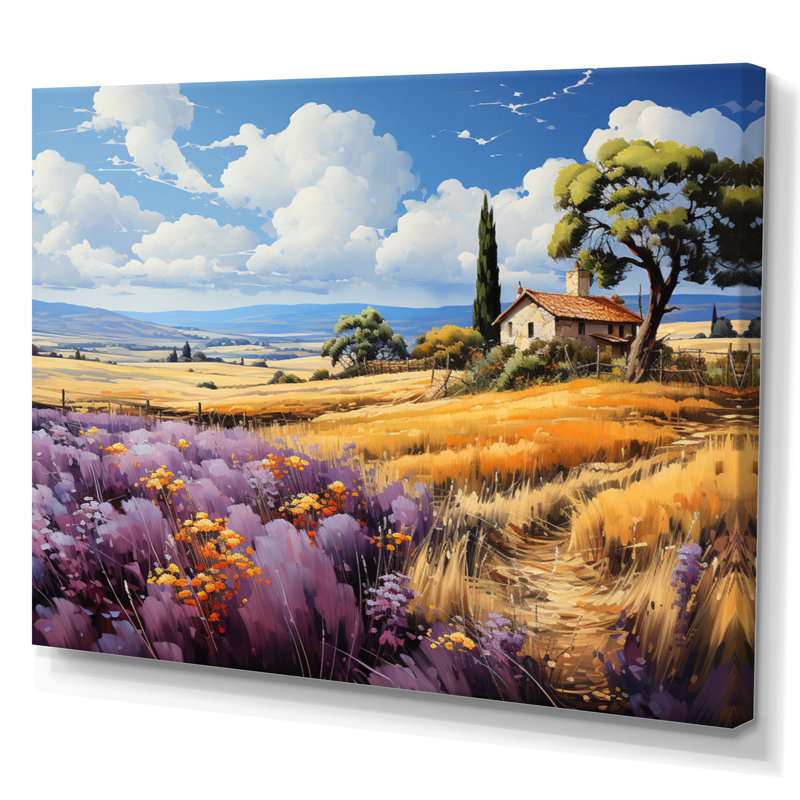 " Italy Val Dorcia Harmony ", 24" H x 32" W, Wrapped Canvas