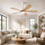 Ventilateur de plafond 52 po Modern Farmhouse-1507209542