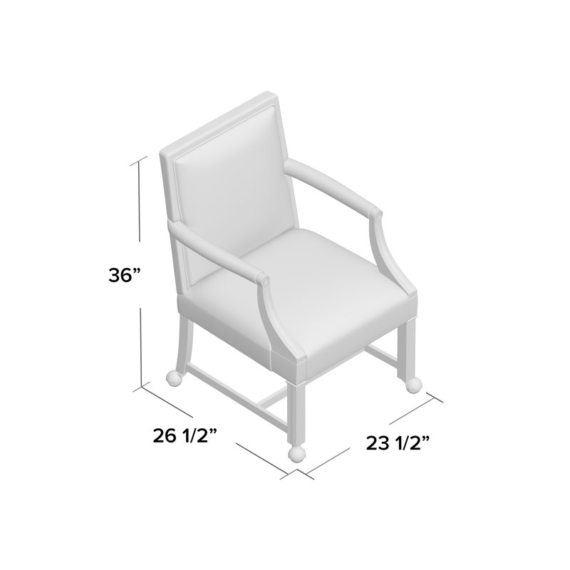 Warwick Upholstered Arm Chair, Bark (8789 06), Tobacco