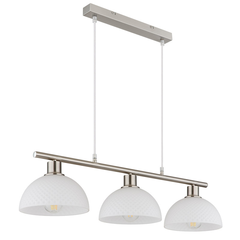 Tacia 3 - Light Geometric Pendant, Nickel Matt