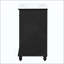  Meuble-lavabo rétro français sculpté avec lavabo en céramique brillante, armoire de rangement à fermeture en douceur avec tablette réglable et tiroir divisé, meuble-lavabo à pieds en bois massif-184054732