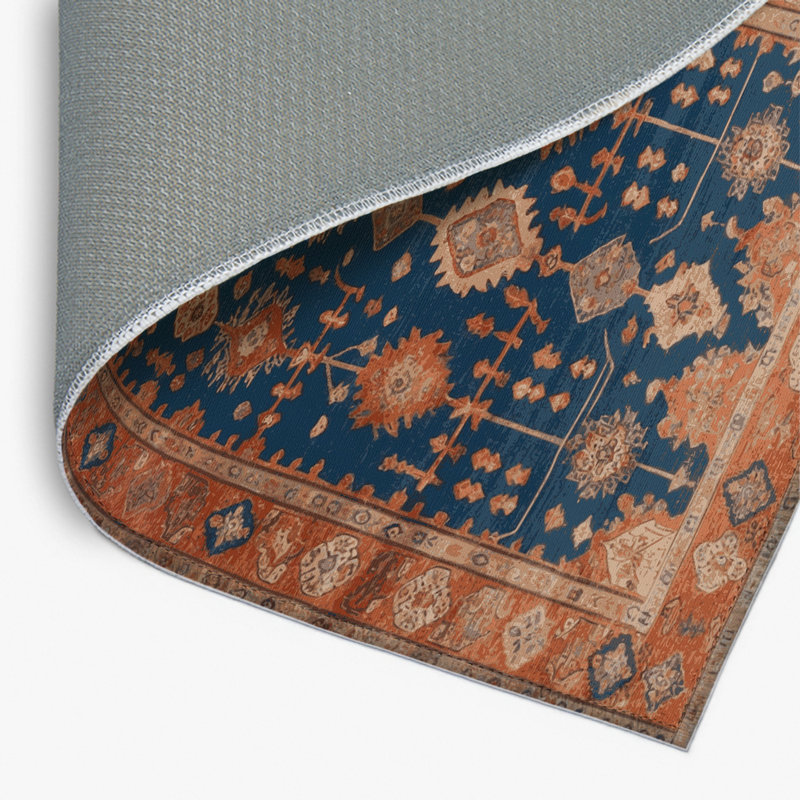 Tapis turc intérieur et extérieur brun, Rectangulaire 8 pi x 10 pi