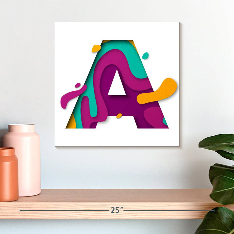 Tergel Fun A Letter, 16" H x 16" W