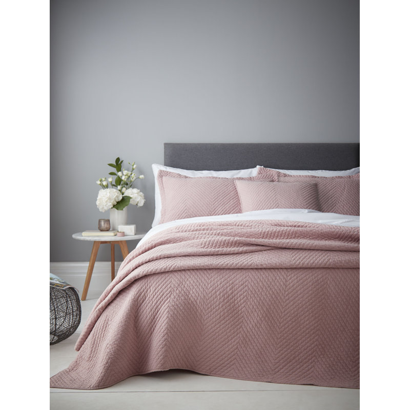 Catherine Lansfield Cushion Cover, Blush