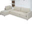 Grand lit blanc avec tablettes, confortable pour la nuit