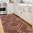 Kentre Jax Moroccan Orange Machine Washable Area Rug-93389971