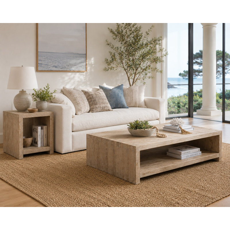 Solid Wood End Table