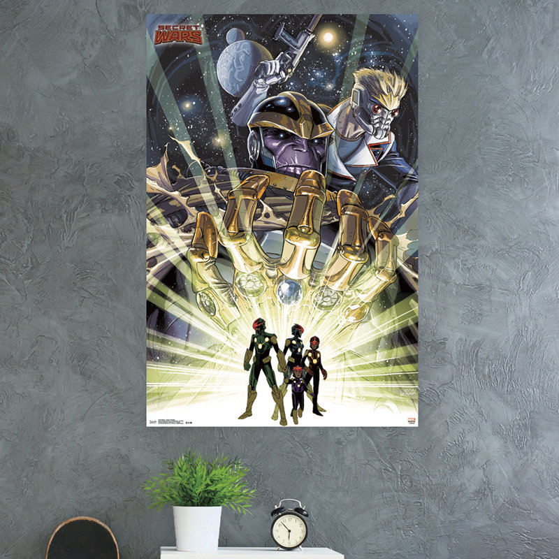 Impression sur papier gauntlet marvel-thanos