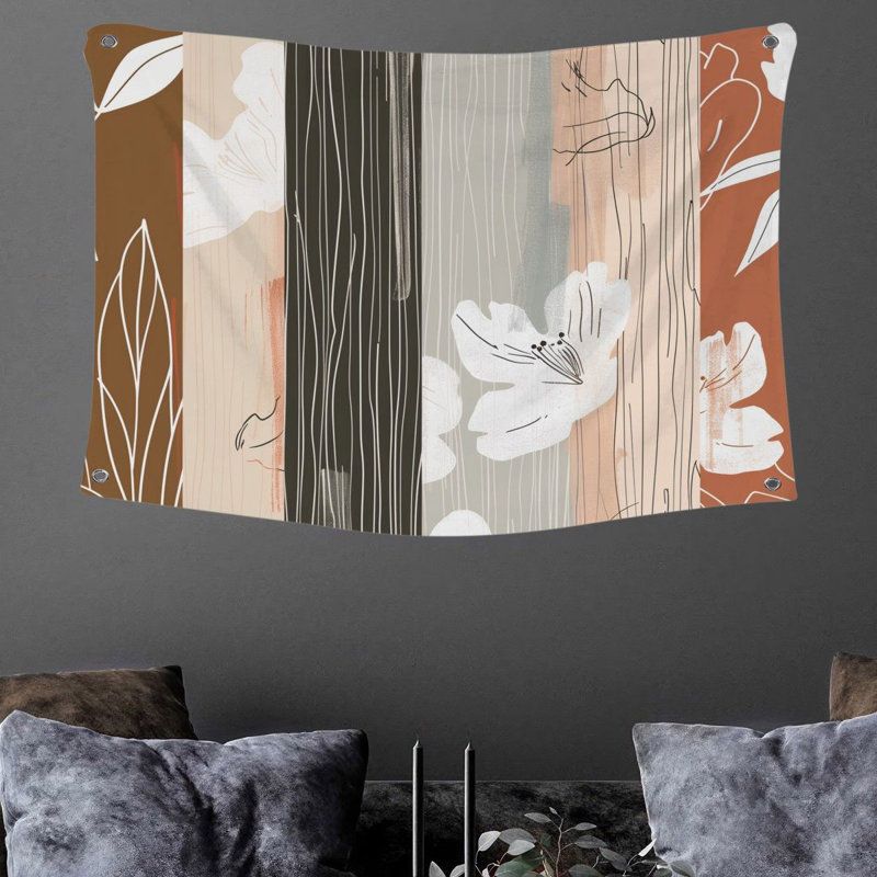 Tapisserie en microfibre, H 68 po x l 80 po