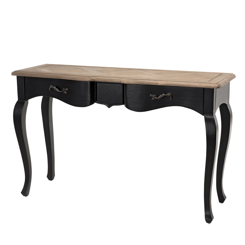 Acoff 125cm Solid Wood Top Console Table
