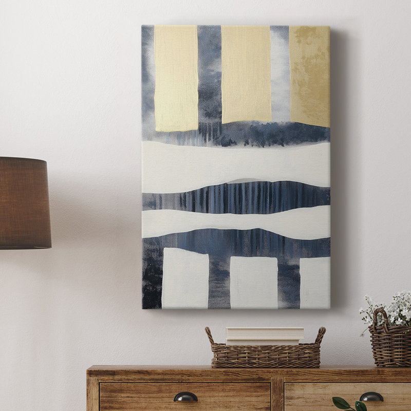 Série ABSTRACT DCCDXCII - Cavas de galerie sur mesure, H 48 po x l 32 po