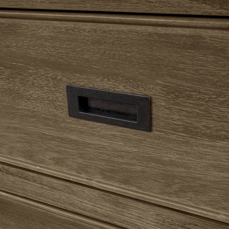 RosaRio Acacia Solid Wood 68 " W 6 - Drawer Dresser
