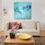 «Blue Abstract Galaxy», impression sur toile tendue-73620493-73620494-73620495