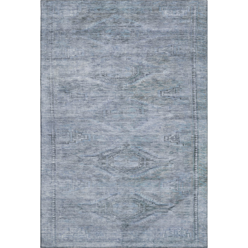 Premium Machine Washable Marasco AMF1631 Global Rug, Rectangle 5' x 7'6"