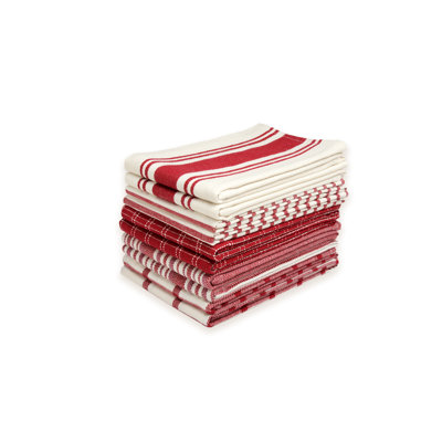 Ensemble de 10 serviettes de cuisine en coton Dan River