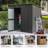 6 ft. 2 in. W x 4 ft. 5 in. D Metal Storage Shed