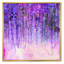 Printemps fleurs mauves arbre Wisteria en fleur - œuvre d'art traditionnelle sur toile-1327843701-1327843710