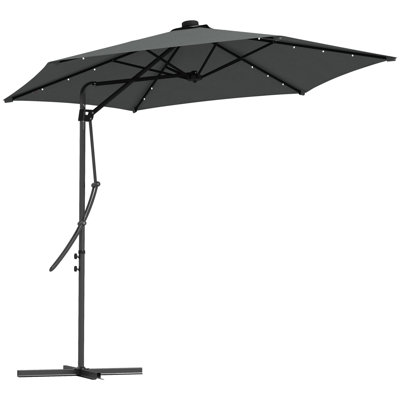 130cm Lighted Market Parasol