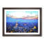 Paris Eiffel Tower Skyline at Dusk - Framed Print-55578497-55578498
