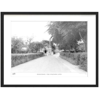 Denstone, the Station C1955 1 Piece Single Picture Frame Wall Art
