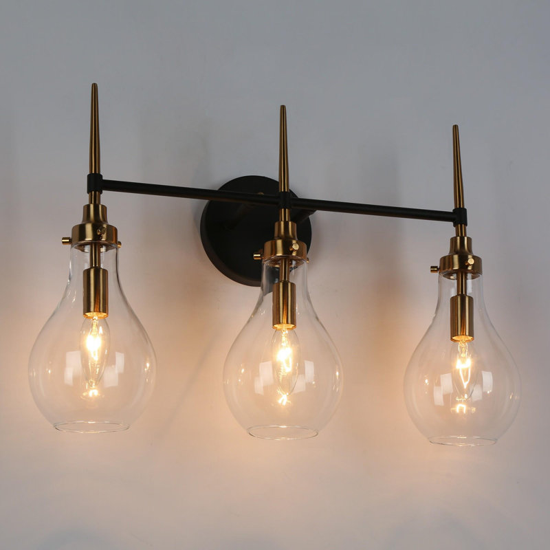 Hooman Dimmable Vanity Light Armed Sconce, 3