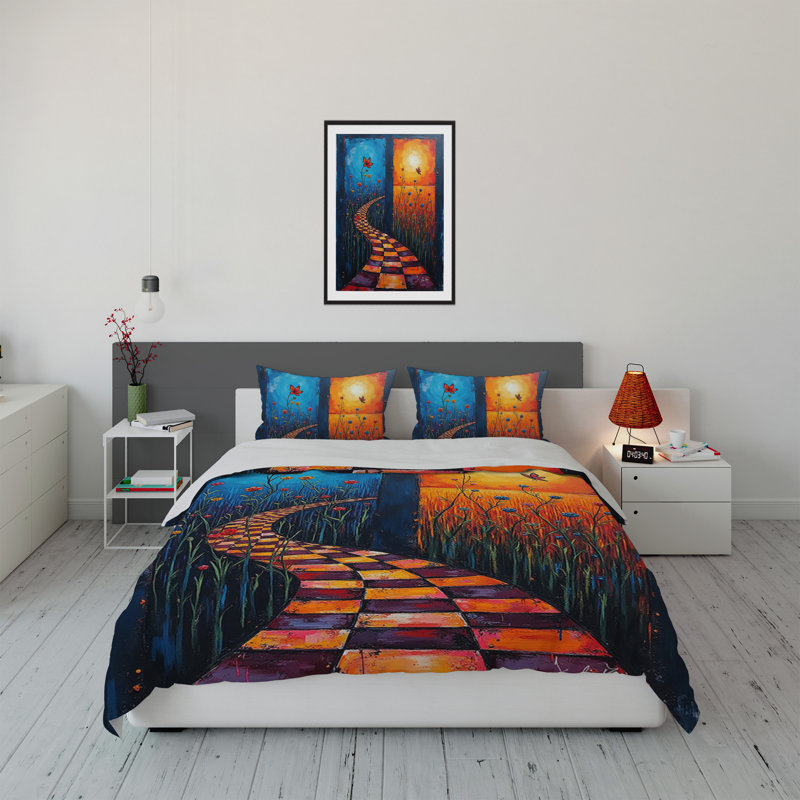 Our Way Home Sherpa Comforter Set, Twin