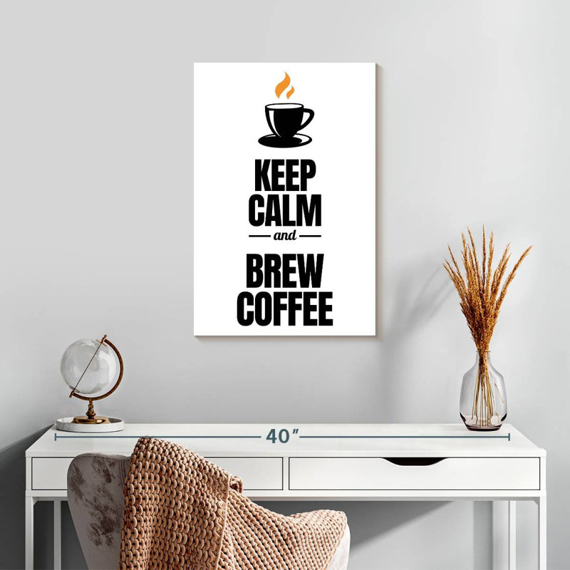 Citation de café Tergel, H 24 po x l 16 po