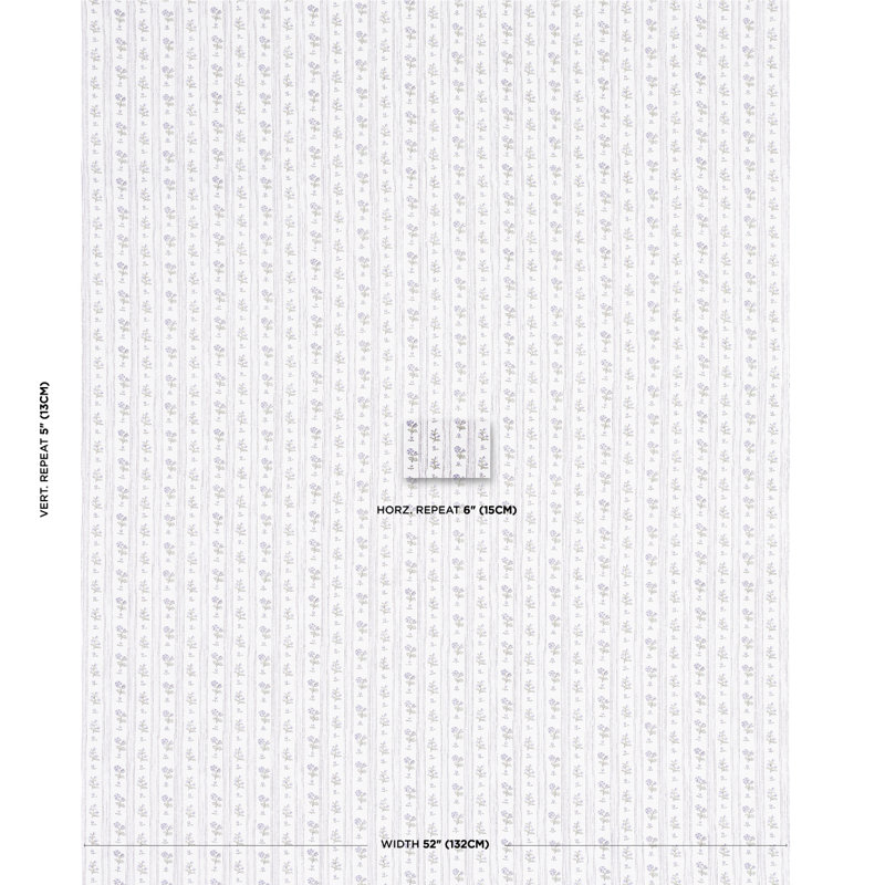 Cabanon Stripe Fabric, Violet