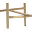 HELOISE Upholstered Stool with Metal Frame-602130928-602130933