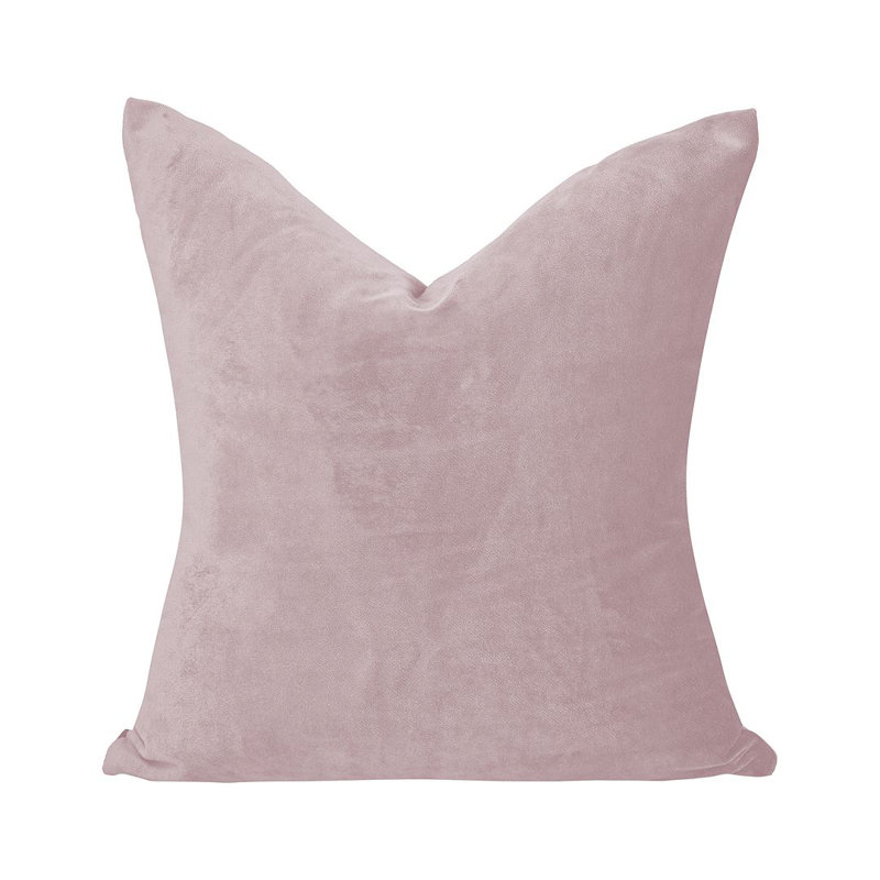 Matte Velvet Cushion Cover - 1 Pc, Lemonade, 51cm x 51cm