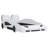 Race Car-Shaped Platform Bed With Wheels-579536321