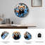 Horloge murale en verre 16 po