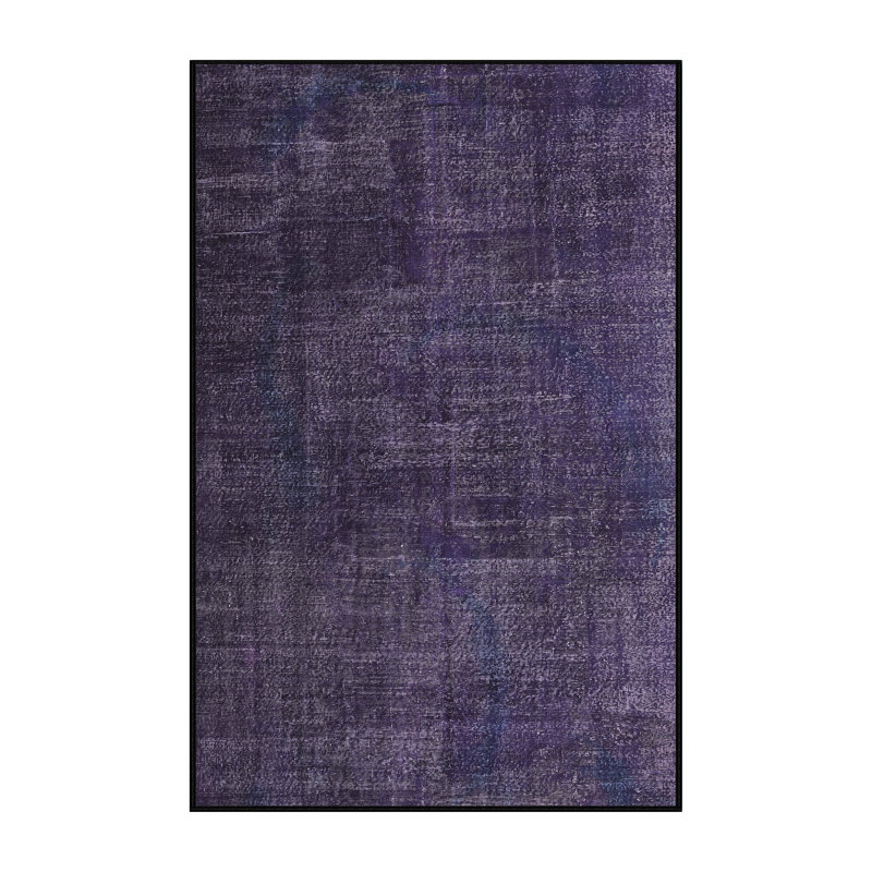Tapis mauve foncé traditionnel, Rectangle 2 pi x 3 pi