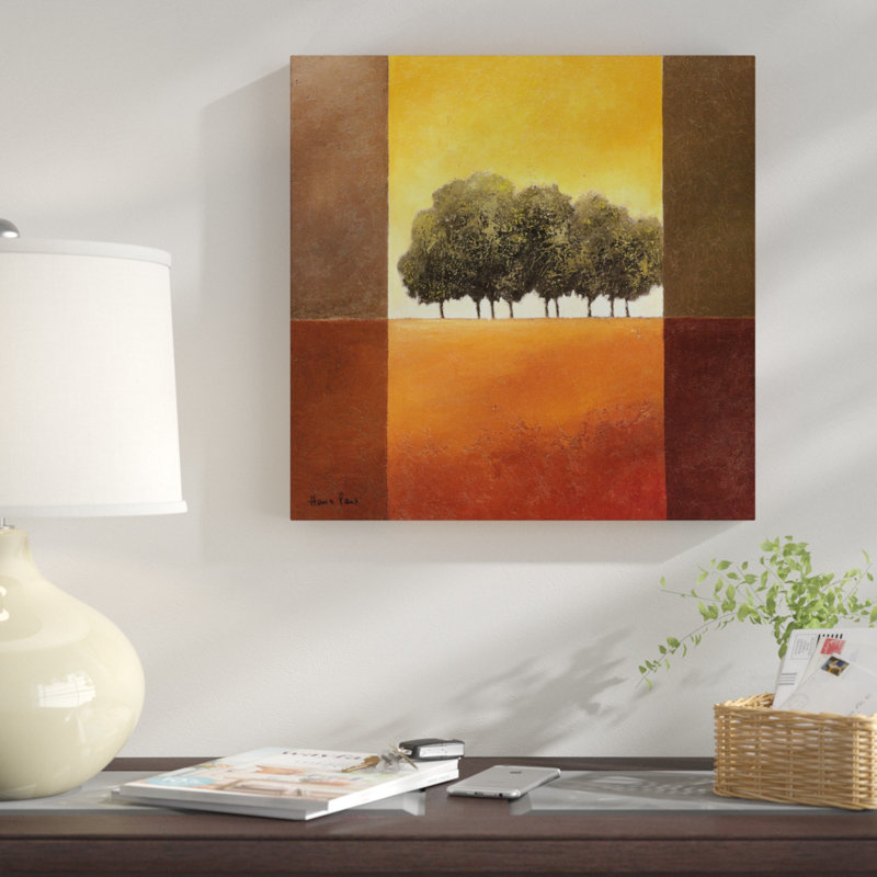 «Trees III», reproduction sur toile, H 37 po x l 37 po x P 1,5 po, Toile tendue, Pas de tapis