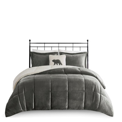Queen Comforter To - , Charcoal & Hue Full/Queen , Fill