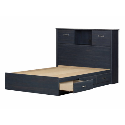 Tête de lit double Asten Blueberry