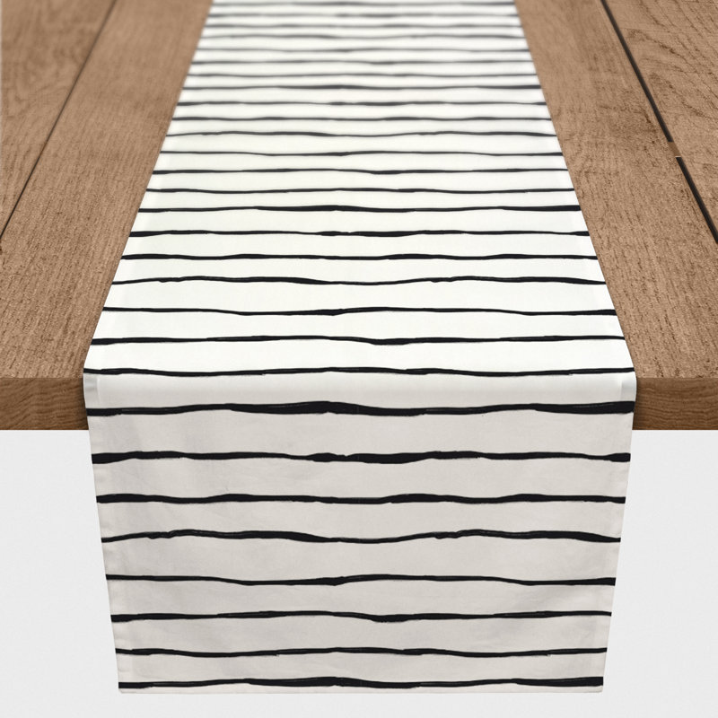 Painted Stripes Table Runner, 90" L x 16" W