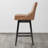 Aleksy Swivel Upholstered Counter Stool with Solid Wood Frame-87939660-100042158